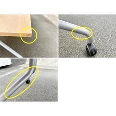 折りたたみ式ミーティングテーブル　F-FA-802-1008A「オフィス家具のワンツーマート」の画像