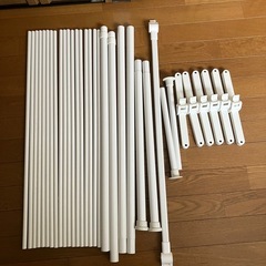 【2セット】突っ張り棚　ワイドラック　の画像