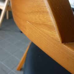 未使用/新品　訳あり特価　 木製 チェア 北欧 単品 天然木 椅子 一人掛け リビングチェア ダイニング 食卓椅子 カフェの画像