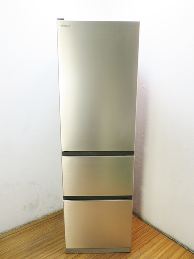 京都市内方面配達設置無料 日立 3ドア冷蔵庫 315L 2020年製 R-V32KVL