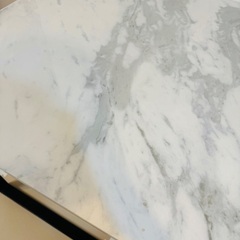 セラミックダイニングテーブル 　ホワイトの画像