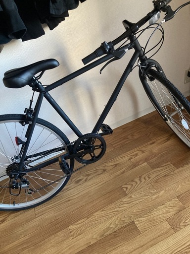 クロスバイク　26インチ　マッドブラック