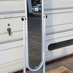 【木更津市民限定】キャスター付きスタンドミラー（2511-04）の画像