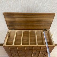中古　棚　引き出し　木製　の画像