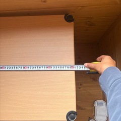 メタルラックの作業台の画像