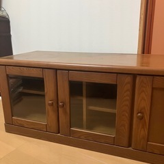 木製　ローボード　テレビボードの画像