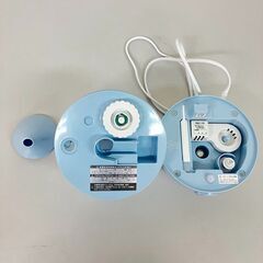 stp-3545　超音波式アロマ加湿器　SHIZUKU mini AHD-042M　LEDライト　水色　ブルー　水元さきの　アロマオイル対応　抗菌カートリッジ付き　加湿　乾燥対策の画像