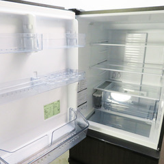 京都市内方面配達設置無料 アクア 3ドア冷蔵庫 368L 2023年製 AQR-V37NL ノンフロン・省エネ・リサイクル JL04の画像