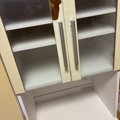 【訳あり無料でお譲りします】ニトリ 食器棚の画像