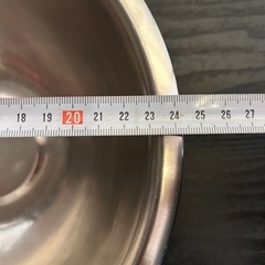 ボウル調理器具　ステン2個セットの画像