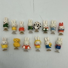 ミッフィー雑貨おまとめ　マグネット・クリップ・吸盤付きミニフィギュアの画像