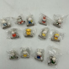 ミッフィー雑貨おまとめ　マグネット・クリップ・吸盤付きミニフィギュアの画像