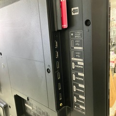 I2511-244 SHARP 液晶カラーテレビ 45インチ 4T-C45AJ1 2019年製 地上波のみ視聴確認済み リモコン付き 中古の画像