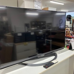 I2511-244 SHARP 液晶カラーテレビ 45インチ 4T-C45AJ1 2019年製 地上波のみ視聴確認済み リモコン付き 中古の画像