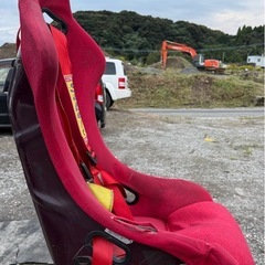 BRIDE バケットシート　レール&ベルトつき付き の画像