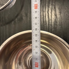 ボール、ザル調理用器具　ステン2個セットの画像