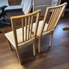 ダイニングチェア　椅子　2きゃく2脚の画像
