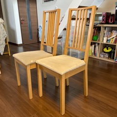 ダイニングチェア　椅子　2きゃく2脚の画像