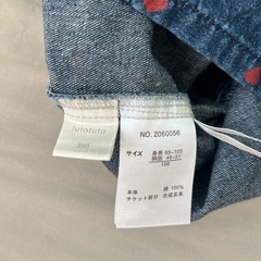 バースデイ　フタフタ　デニムワンピース　女の子
の画像