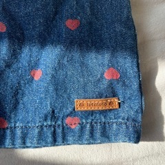 バースデイ　フタフタ　デニムワンピース　女の子
の画像