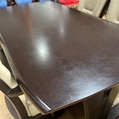 ダイニングテーブル　椅子　回転椅子　インテリア家具　中古の画像
