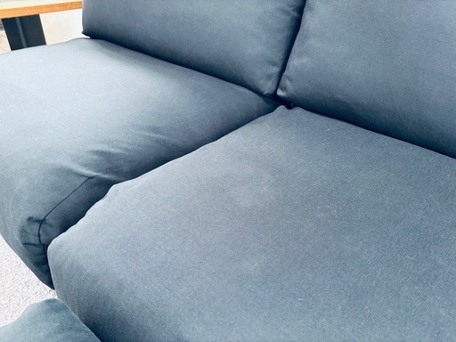 【無印良品】3シーター幅広200cm購入価格13.8万円 ソファ&オットマン（カバー付）約11万円OFF：83%引き