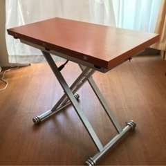 (ロゴなしイタリアOZZIO社製?)テーブル 昇降式 拡張式 
の画像