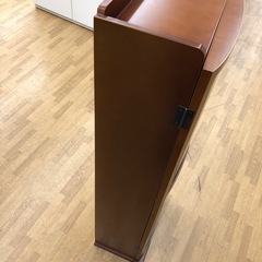 【ドリーム川西店限定】☆ジモティー見たよ割引☆ 収納家具 ブラウン クリーニング済み 【99560000033336】の画像