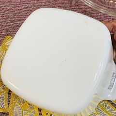 ★コーニングベジタブル柄のキャセロール★蓋はパイレックスの画像