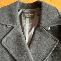 (他の衣類ご購入の方お値引きあり)黒ロングコートの画像