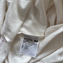 ユニクロヒートテック2枚の画像