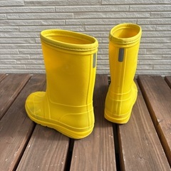 子供長靴雨靴19.0黄色コールマンColemanの画像
