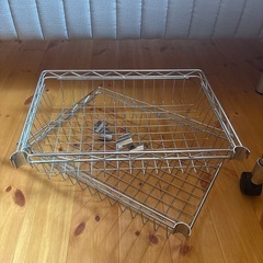 メタルラックのパーツ各種の画像