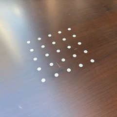 正方形ローテーブルの画像