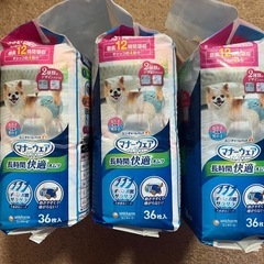 【新品未開封】3セット　ユニチャーム　マナーウェア sssサイズの画像