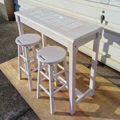 【木更津市民限定】カウンタースツールセット（2511-12）の画像