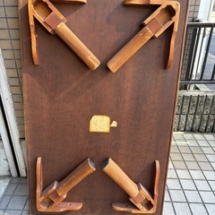 木製ローテーブル
の画像