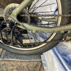 パナソニック 電動自転車 ベロスター・ミニ BE-ELVS072（マットオリーブ）の画像