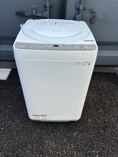 2024年式　SHARP　洗濯機　7㎏