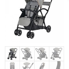 カトジ　ベビーカー(二人乗り)の画像