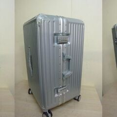 D-1　未使用/新品　訳あり特価大容量 多機能キャリーケース Lサイズ 頑丈アルミフレーム USB type-c カップホルダー スマホスタンド スーツケースの画像