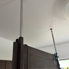 突っ張りパーティションの画像