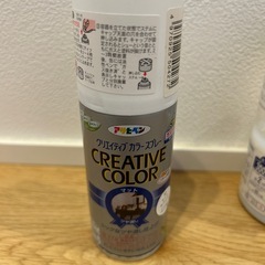 DIYにぜひ★【開封済み】　艶消しマットホワイトスプレー　水性ニス木工用　セメダイン速乾強力木工用水性ボンドの画像