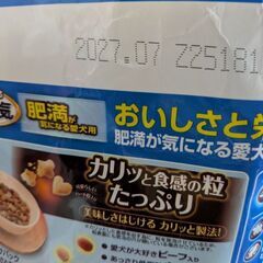 ドックフード　愛犬元気　肥満が気になる愛犬用　ドライフード　小分けパック4袋　決まりました　の画像