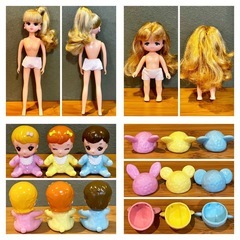 リカちゃん マキちゃん　三つ子　着せ替え人形 洋服 ドール　小物　アクセサリー　シューズ　靴　くつ　ランドセルセット　まとめ売り　女の子　小学生　小学校　ランドセル　3つ子　赤ちゃん　あかちゃん　女の子　人形遊び　ドール　着せ替え人形　おままごと　ままごと　洋服　アクセサリー　シューズ　靴　タカラトミー　の画像