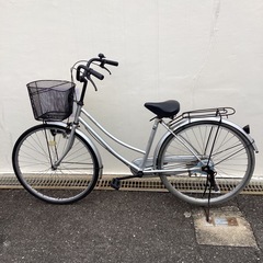 🚲店頭在庫40台🚲春日市🚲26インチ自転車🚲26インチ🚲シルバー...