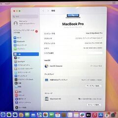 MacBook Pro 15"　2015　i7　16GB　251GB　美品です！の画像