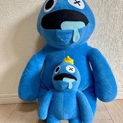 レインボーフレンズ　ブルー特大ぬいぐるみ✨の画像