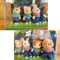 開封・保管品 非売品 シルバニアファミリー 探検隊5人セット ウサギ/リス/クマ/トイプードル/メイプルネコ 限定品 レア 札幌 北20条店の画像