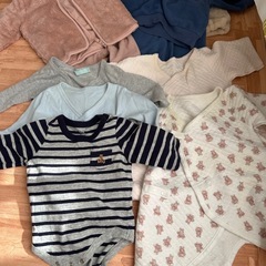 ベビー服 14点(セットアップ含む) 新生児肌着　カバーオールなどの画像